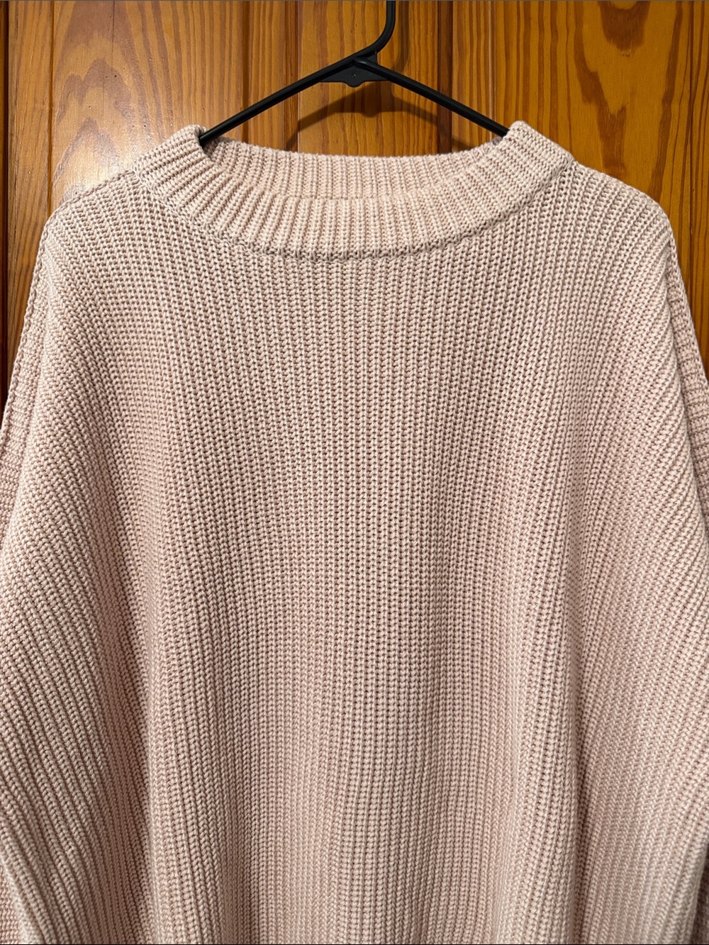 Frank & Eileen Montecito Sweater Classic Pullover - Blush Pink Neutral Cotton - Picture 3 of 13
